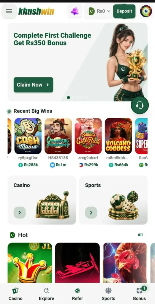 Khushwin Game Download App